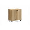 Valamukapp PURE BLISS tamm, 60x42xH64 cm