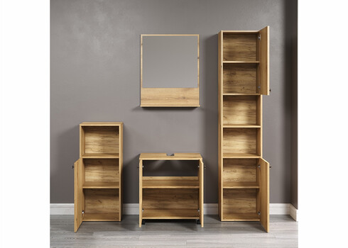 Vannitoamööbli komplekt PURE BLISS tamm