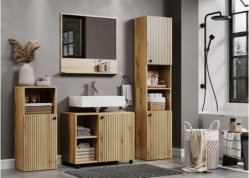 Vannitoamööbli komplekt PURE BLISS tamm