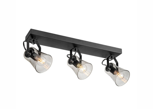 Kohtvalgusti EDGE must, 48x10xH18,5 cm, E14