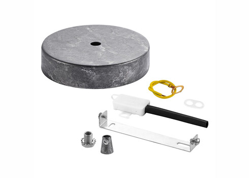 Rosett METAL põletatud metall, D10xH4,5 cm