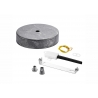 Rosett METAL põletatud metall, D10xH4,5 cm