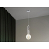 Rippvalgusti TWIST hall, D10,5x150 cm, E27