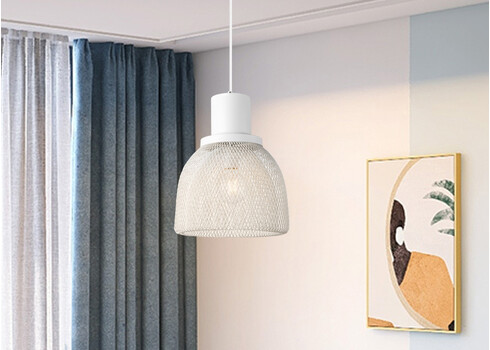 Rippvalgusti MESH valge, D29xH154 cm, E27