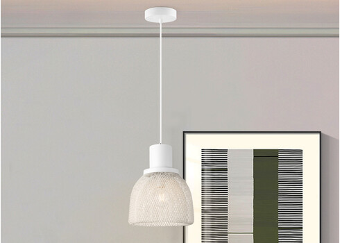 Rippvalgusti MESH valge, D29xH154 cm, E27