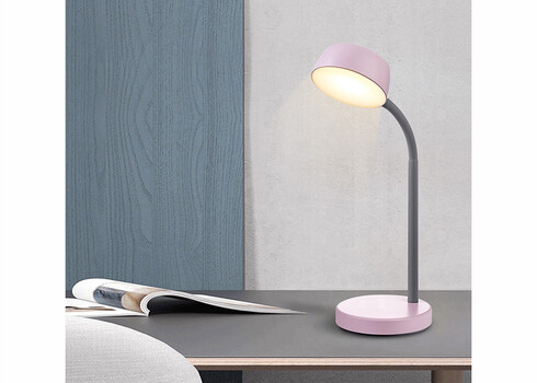 Lauavalgusti COLLEGE roosa, D14xH34 cm