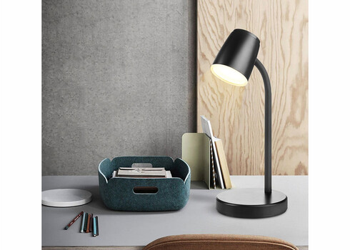 Lauavalgusti ELBO must, D14xH38 cm, LED