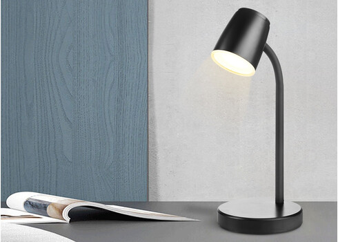 Lauavalgusti ELBO must, D14xH38 cm, LED