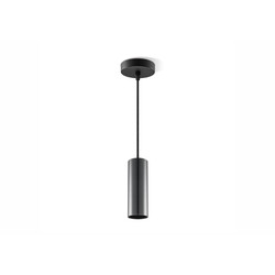 Rippvalgusti SAGA must, D10xH120 cm, E27