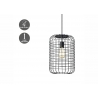 Rippvalgusti NETTING must, D26xH142 cm, E27