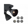 Kohtvalgusti FAMA must, 23x23xH20,5 cm, LED, E14
