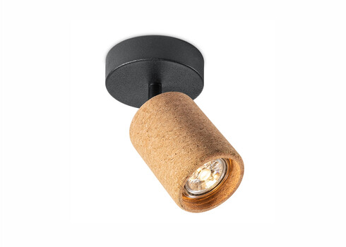 Kohtvalgusti CORK pruun / must, D9,5xH16 cm, LED