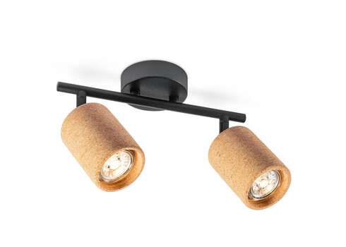 Kohtvalgusti CORK pruun / must, 26x10xH19 cm, LED