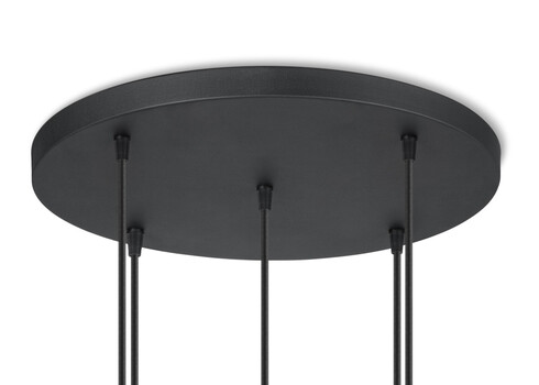 Rosett XXL must, D40xH4,5 cm