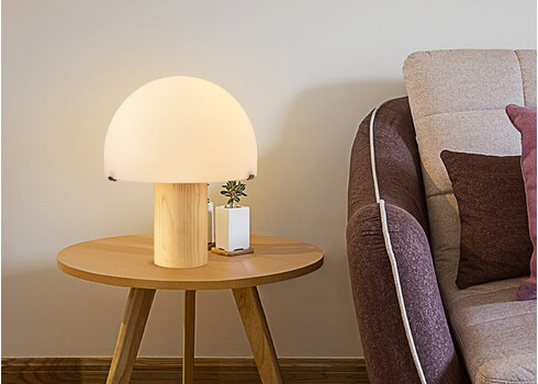 Lauavalgusti MUSHROOM naturaalne, D23xH28 cm, E27