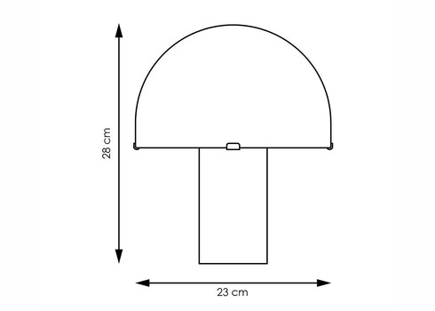 Lauavalgusti MUSHROOM naturaalne, D23xH28 cm, E27