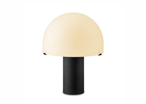 Lauavalgusti MUSHROOM must / naturaalne, D23xH28 cm, E27