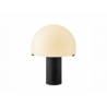 Lauavalgusti MUSHROOM must / naturaalne, D23xH28 cm, E27