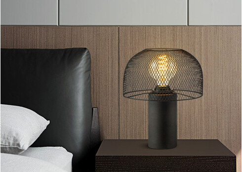 Lauavalgusti MUSHROOM must, D23xH28 cm, E27