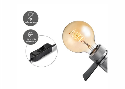 Lauavalgusti MATRIX kroom, 11x10,2xH5.3 cm, E27