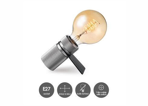 Lauavalgusti MATRIX kroom, 11x10,2xH5.3 cm, E27