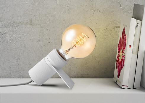 Lauavalgusti MATRIX valge, 11x10,2xH5.3 cm, E27