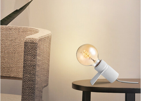 Lauavalgusti MATRIX valge, 11x10,2xH5.3 cm, E27