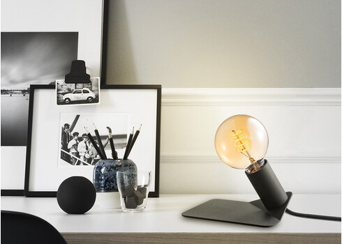 Lauavalgusti BOYD must, 18x13xH5.3 cm, E27