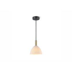 Rippvalgusti CREDO messing / klaas, D18xH125 cm, E14