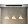 Rippvalgusti CREDO messing / klaas, D18x70xH125 cm, E14