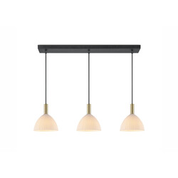 Rippvalgusti CREDO messing / klaas, D18x70xH125 cm, E14