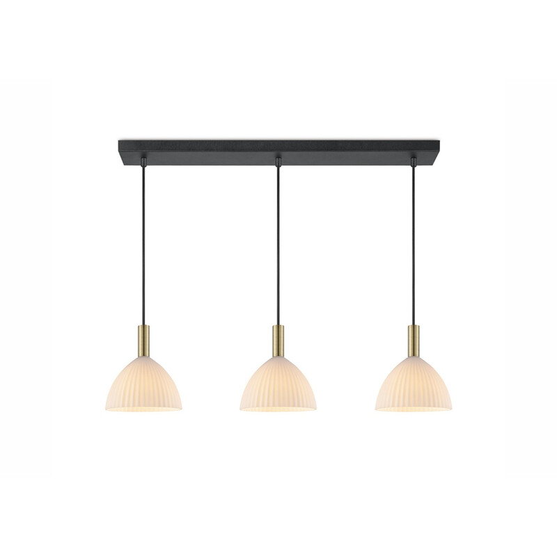 Rippvalgusti CREDO messing / klaas, D18x70xH125 cm, E14