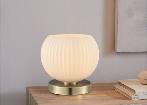 Lauavalgusti CREDO messing / klaas, D20xH18,5 cm, E27