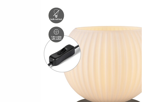 Lauavalgusti CREDO messing / klaas, D20xH18,5 cm, E27