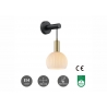 Seinavalgusti CREDO messing / klaas, D20xH35 cm, E14