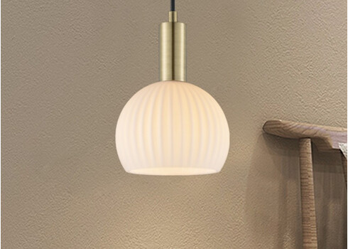 Seinavalgusti CREDO messing / klaas, D20xH35 cm, E14