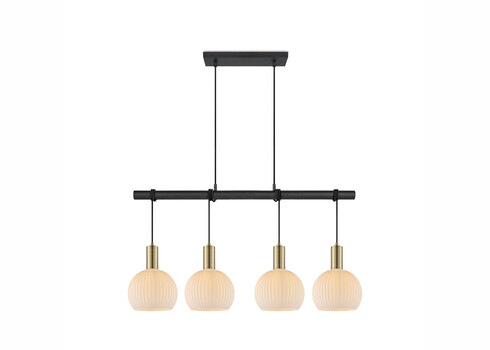 Rippvalgusti CREDO messing / klaas, 101x20xH195 cm, E27