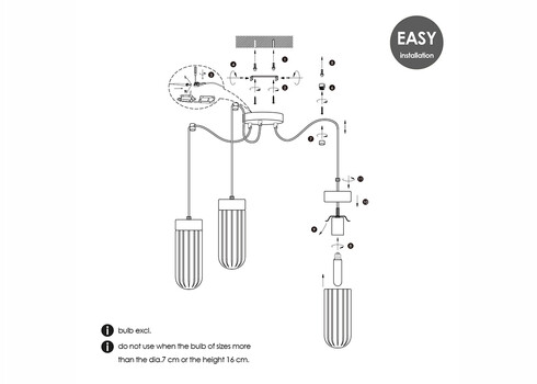 Rippvalgusti CAPRI puit / suitshall, 120x120xH100 cm, E27