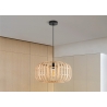 Rippvalgusti BAMBOO naturaalne, D40xH126 cm, E27