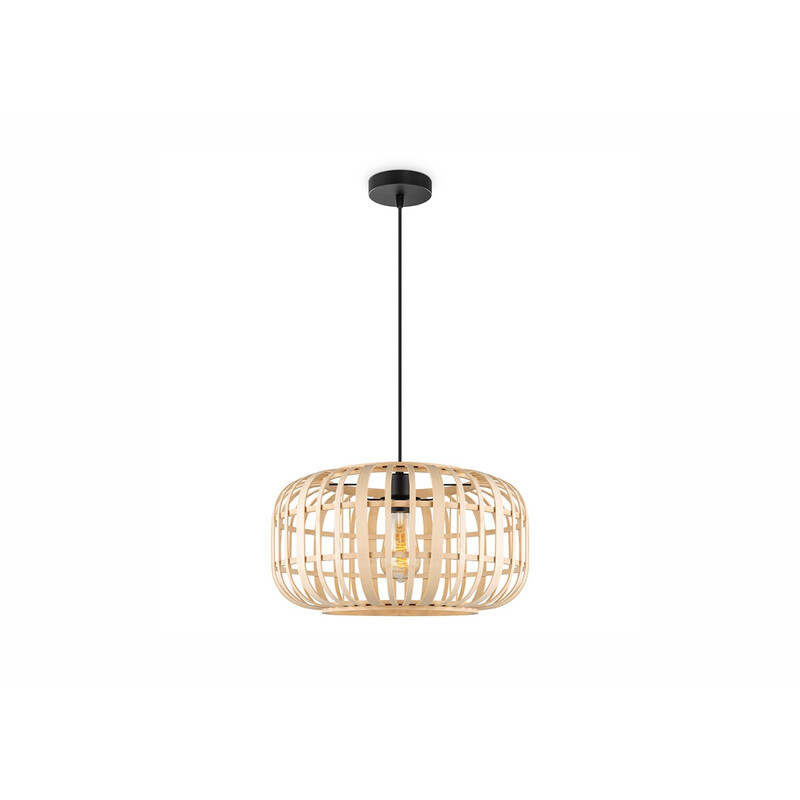 Rippvalgusti BAMBOO naturaalne, D40xH126 cm, E27