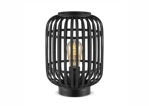 Lauavalgusti BAMBOO must, D21,5xH30 cm, E27