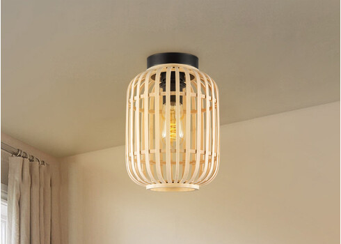 Laevalgusti BAMBOO naturaalne, D21,5xH30 cm, E27