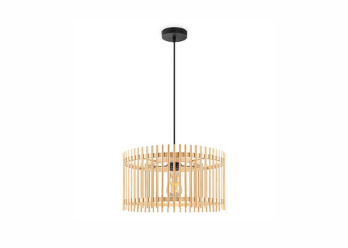 Rippvalgusti BAMBOO naturaalne, D40xH126 cm, E27