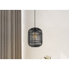 Rippvalgusti BAMBOO must, D21,5xH131 cm, E27