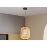 Rippvalgusti BAMBOO naturaalne, D21,5xH131 cm, E27