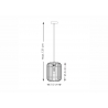 Rippvalgusti BAMBOO naturaalne, D21,5xH131 cm, E27