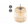Rippvalgusti BAMBOO naturaalne, D21,5xH131 cm, E27
