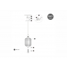 Rippvalgusti BAMBOO naturaalne, D21,5xH131 cm, E27