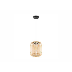 Rippvalgusti BAMBOO naturaalne, D21,5xH131 cm, E27