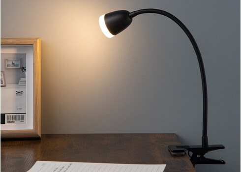 Lauavalgusti CLIPS must, 10x5,5xH40 cm, LED